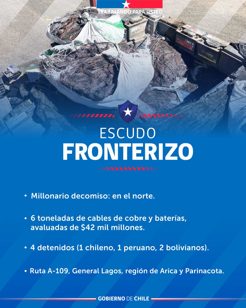 Ministerio de Seguridad Pública de Chile tweet media