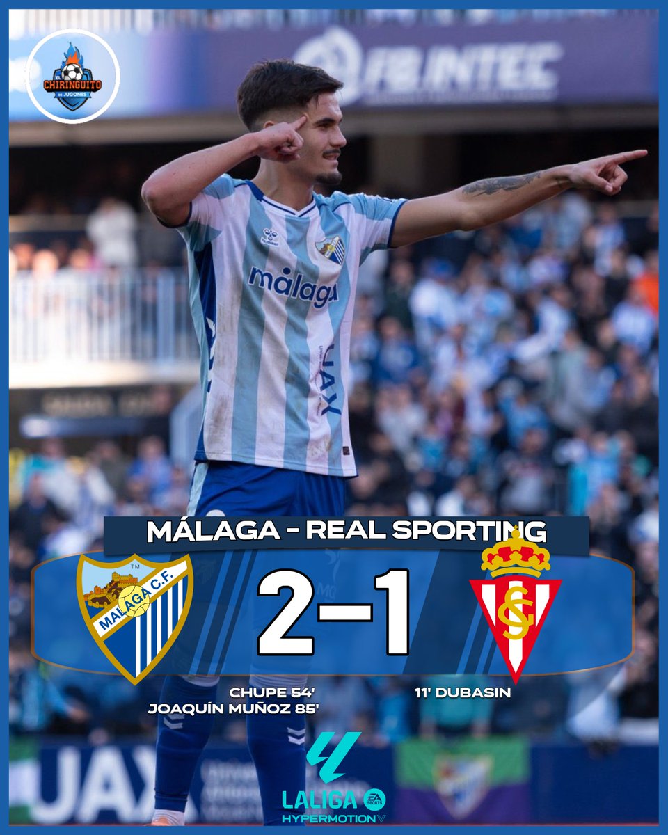 🔥¡Remontada épica para soñar con el ascenso a Primera División! #LALIGAHYPRMOTION  

👉 Málaga 2-1 Real Sporting | Final
