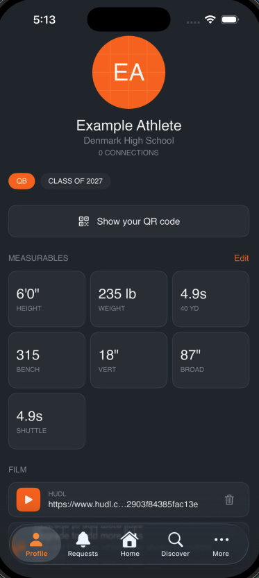 GRIDScouting's tweet photo. High school recruiting in 2026 still operates the way it did 20 years ago. 

Athletes upload contact info to platforms that resell it. Coaches sift through outdated databases.

Communication is one-directional and unfiltered.
GRID is building a different model. ↓ https://t.co/jmsNUzAJm5