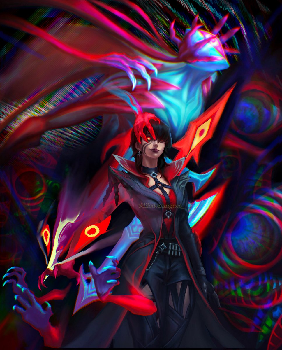 LiloDominguez_'s tweet photo. Demoncursed Vayne Illustration 💖
(37 hours)🥲 
#LeagueOfLegends #Leagueoflegend https://t.co/hcrdRkiu6s