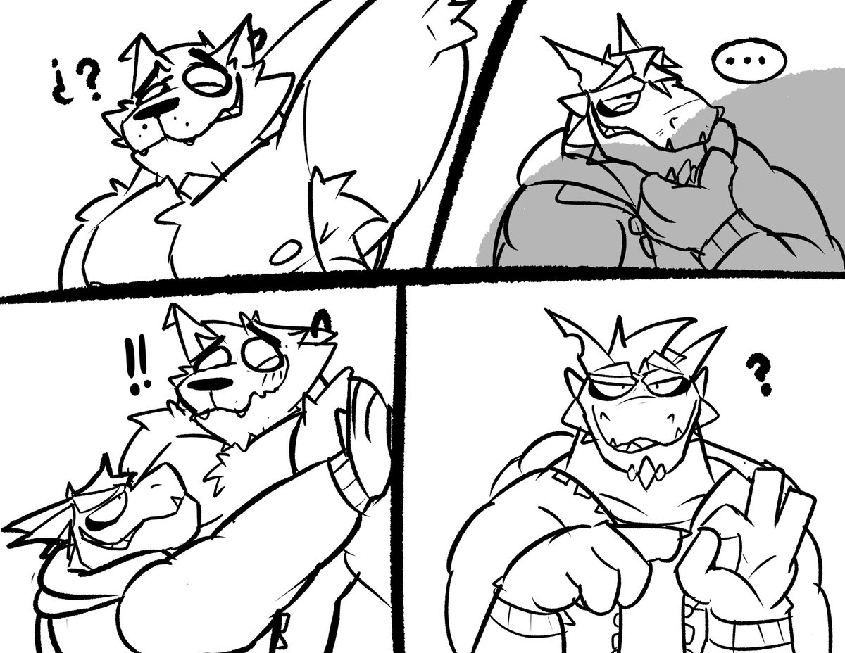 raidbear1's tweet photo. No importa el universo,  incluso si @noir_racoon es dragón y su servidor es mapache, los cabrones siguen cojiendo como perros!!
(La otra mitad de los dibujitos para el cumpleaños del mapache!) https://t.co/WgblVIyi3n