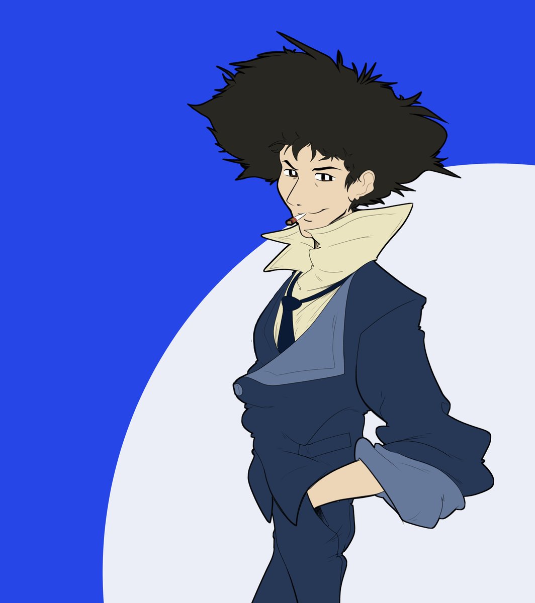 samthewhacker's tweet photo. spike from bebop :) https://t.co/FFkHTqb9zR