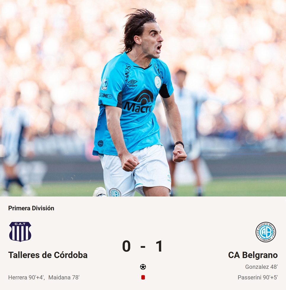 porquetendencia's tweet photo. "Belgrano":
Porque eliminó a Talleres y avanzó a los cuartos de final del #TorneoApertura https://t.co/ZTT1n7Kvzd