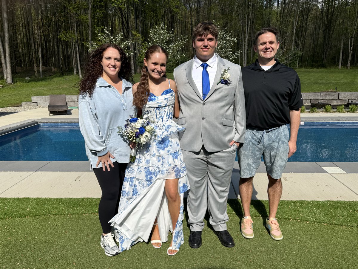 ConorScull71087's tweet photo. Watching my daughter head to her senior prom tonight feels like hitting fast-forward and rewind at the same time. So proud of the amazing young woman she’s become💙✨ #SeniorProm #ProudDad https://t.co/rJcJlkr6qE