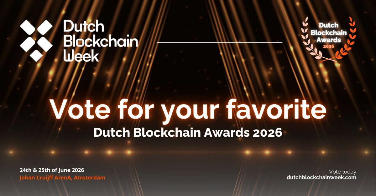 Dutch Blockchain Week tweet media