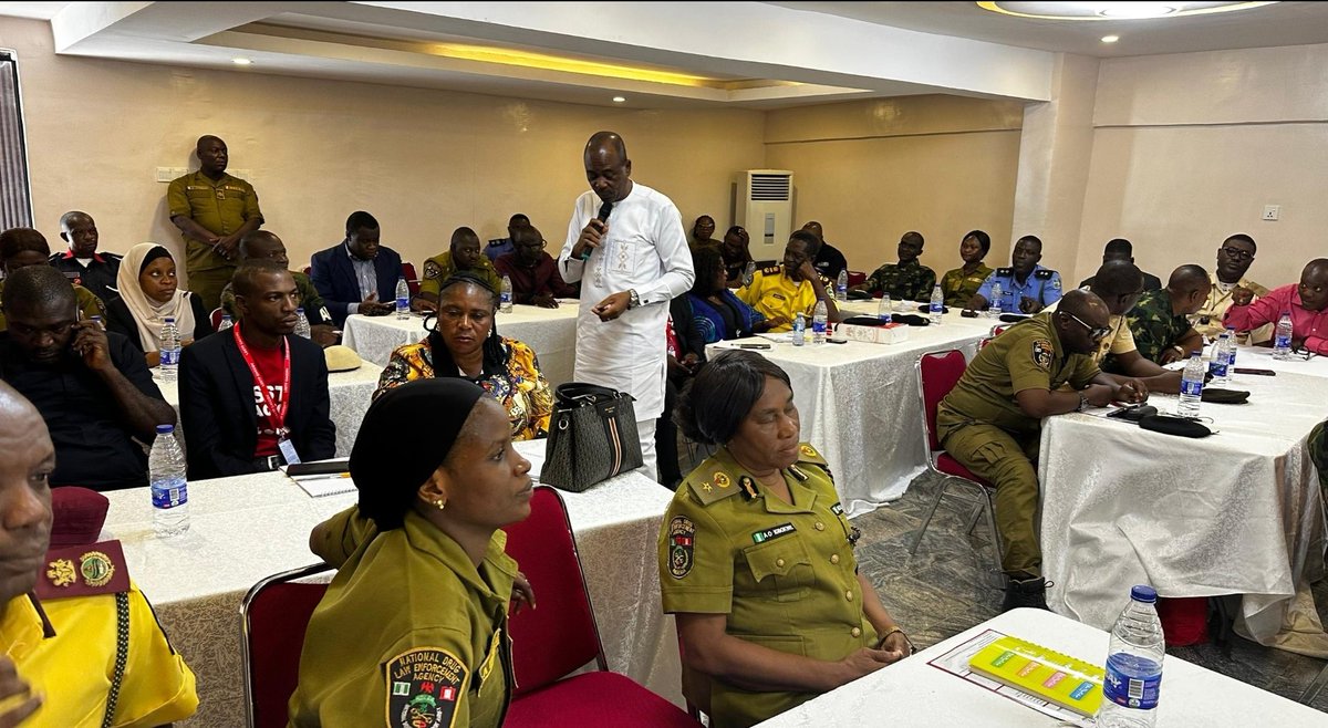 gisa_initiative's tweet photo. GISA facilitated 3-Day Workshop on Substance Use Prevention, Management and Policy in the Workplace for Law Enforcement and Security Leaders in Nigeria. The workshop was organised by the @ndlea_nigeria. GISA team was led by the Founder/Executive Director, Dr. Martin Agwogie. https://t.co/UJRVyDuNl1