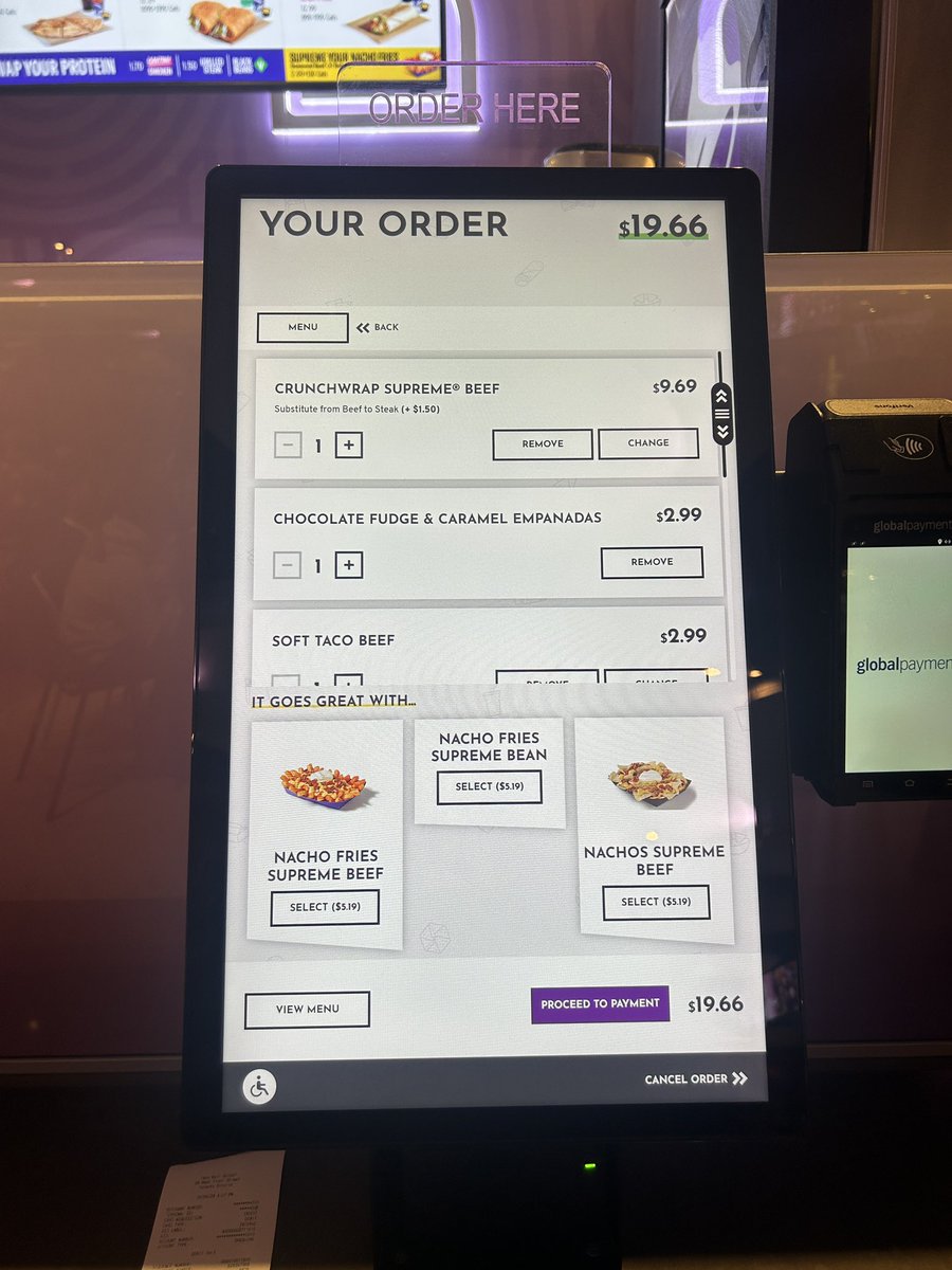 iannaeez's tweet photo. we finally got the ordering screens at @TacoBellCanada and the ux ui is terrible 😭 https://t.co/m9xqLCVG90