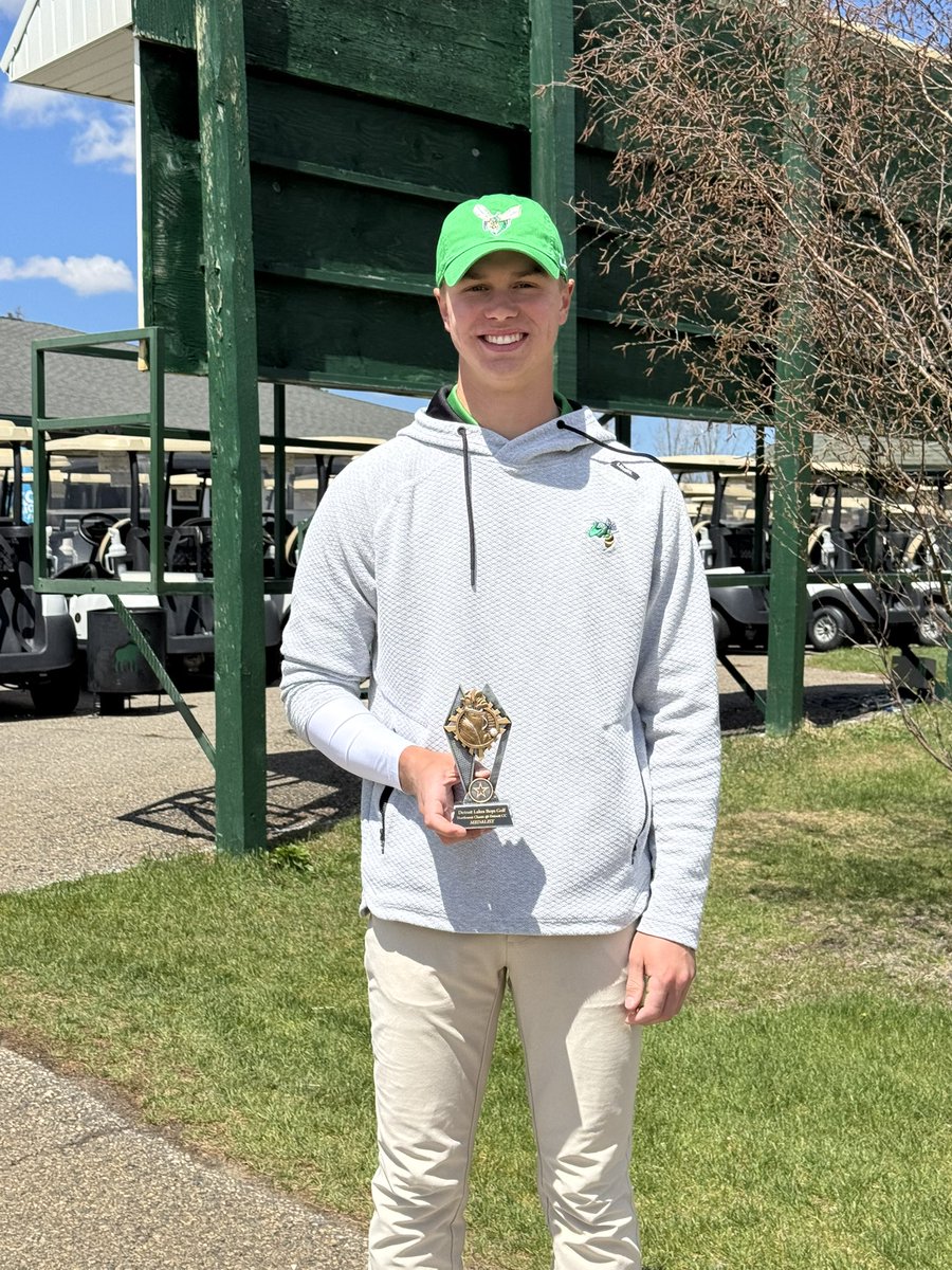 Edinaboysgolf's tweet photo. The Hornets come up just short in the two day Northwest Classic in Detroit Lakes. Congratulations to co-Captain Sander Ohe who was medalist. https://t.co/jZGVTuY1mE