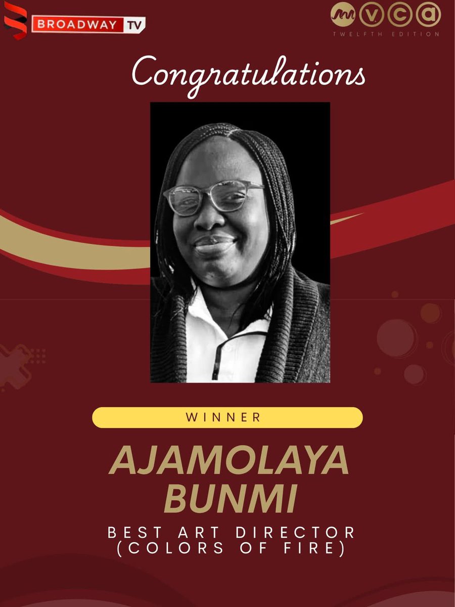 anthillstudios_'s tweet photo. 3 out of 4! Let’s go! 
@uzorarukwe for Lead Actor (COLOURS OF FIRE)
@Valerie_okeke for Best Costume Design (COLOURS OF FIRE)
Bunmi Ajamolaya and Yakub Ayanmo for Best Art Director (COLOURS OF FIRE)

We can’t contain this happiness ✨❤️😍

#amvca #coloursoffire https://t.co/9E27IuHULH