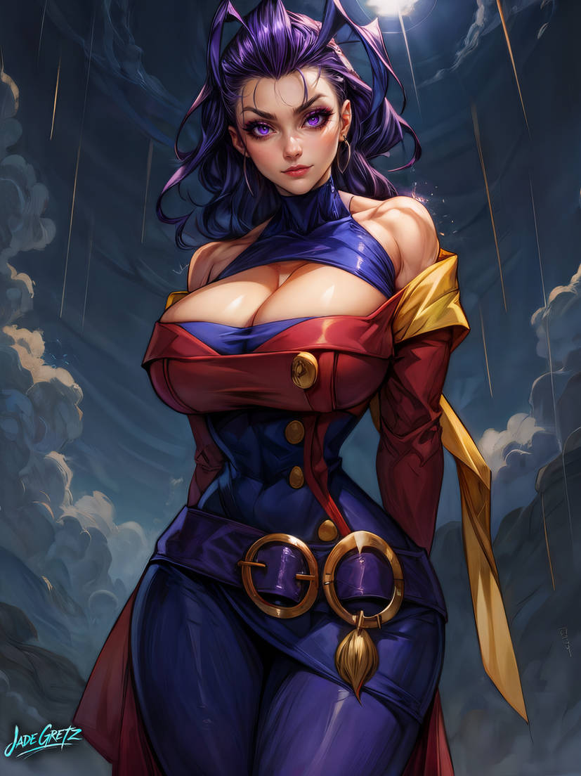 JadeGretz's tweet photo. Rose: Street Oracle by Jade Gretz
https://t.co/oAQX599BxG
#Rose #StreetFighter #Capcom #FGC #SoulPower #SFV #SFAlpha #FightingGames #RetroGaming #Gaming #FanArt #DigitalArt #AIArt #Anime #Waifu #Hot #Girl #SoulPowerMaster #JadeGretz #jadegretz https://t.co/HEkicVSjnu
