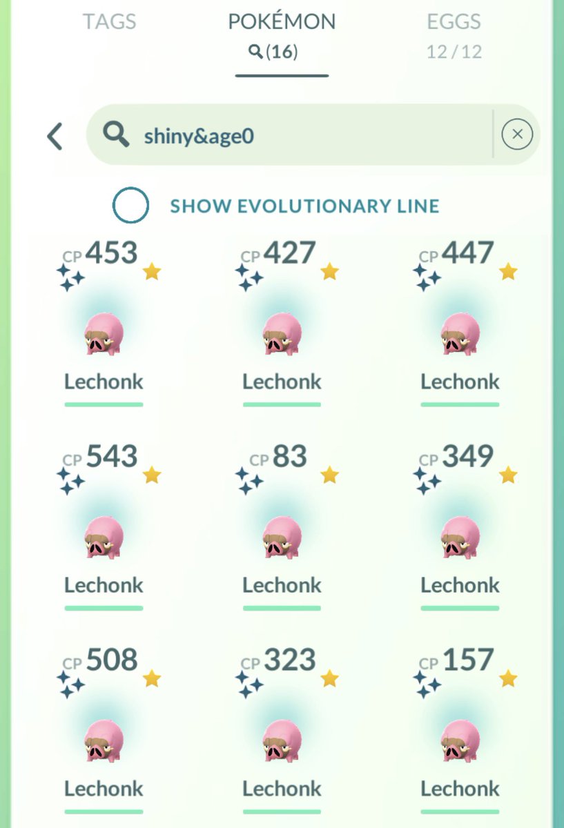 Warheaddddd's tweet photo. lechonk community day 🐷💕

16 shinies
13 backgrounds
17 CP 10/LVL 1s

#PokemonGO #ShinyPokemon https://t.co/DAKgJ7TUqW