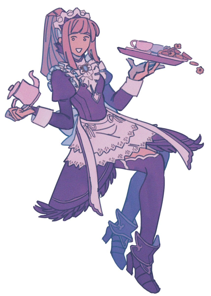 Iadyblade's tweet photo. #fireemblem it's maid day :) https://t.co/3o4o8aDPwc