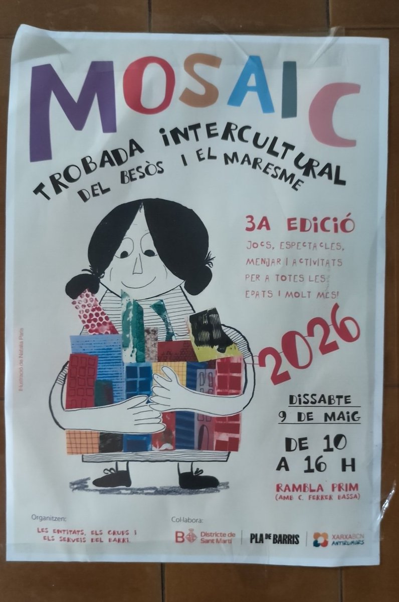 stmrti_rmigraci's tweet photo. El @bcn_ajuntament no sea que los #vecinos se quejen por la #delincuencia provocada por los #inmigrantes organiza en #BarriBesos ,encuentros y ferias para encubrir la inseguridad utilizando, #XarxesAntirumors (Chivatos y especialistas en encubrir la delincuencia) #RamblaPrim https://t.co/bHnrvxnMPX