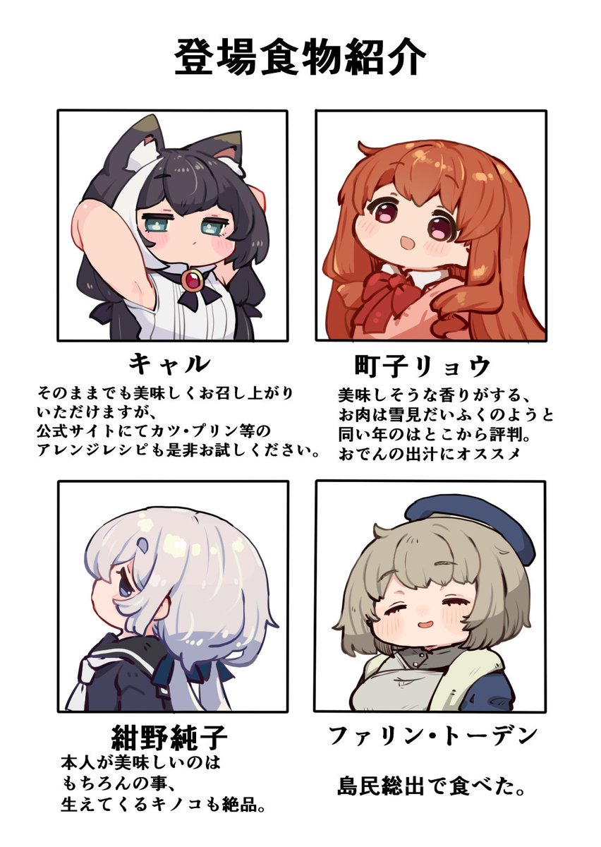 RT @nekodason: 登場人物