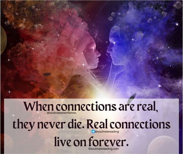 soulmatereading's tweet photo. When connections are real, they never die. Real connections live on forever.
#connection #soulconnection #twinsouls #soulmate #twinflame #divinemasculine #divinefeminine #divine #divinelove #lovestory https://t.co/jJUokBX361