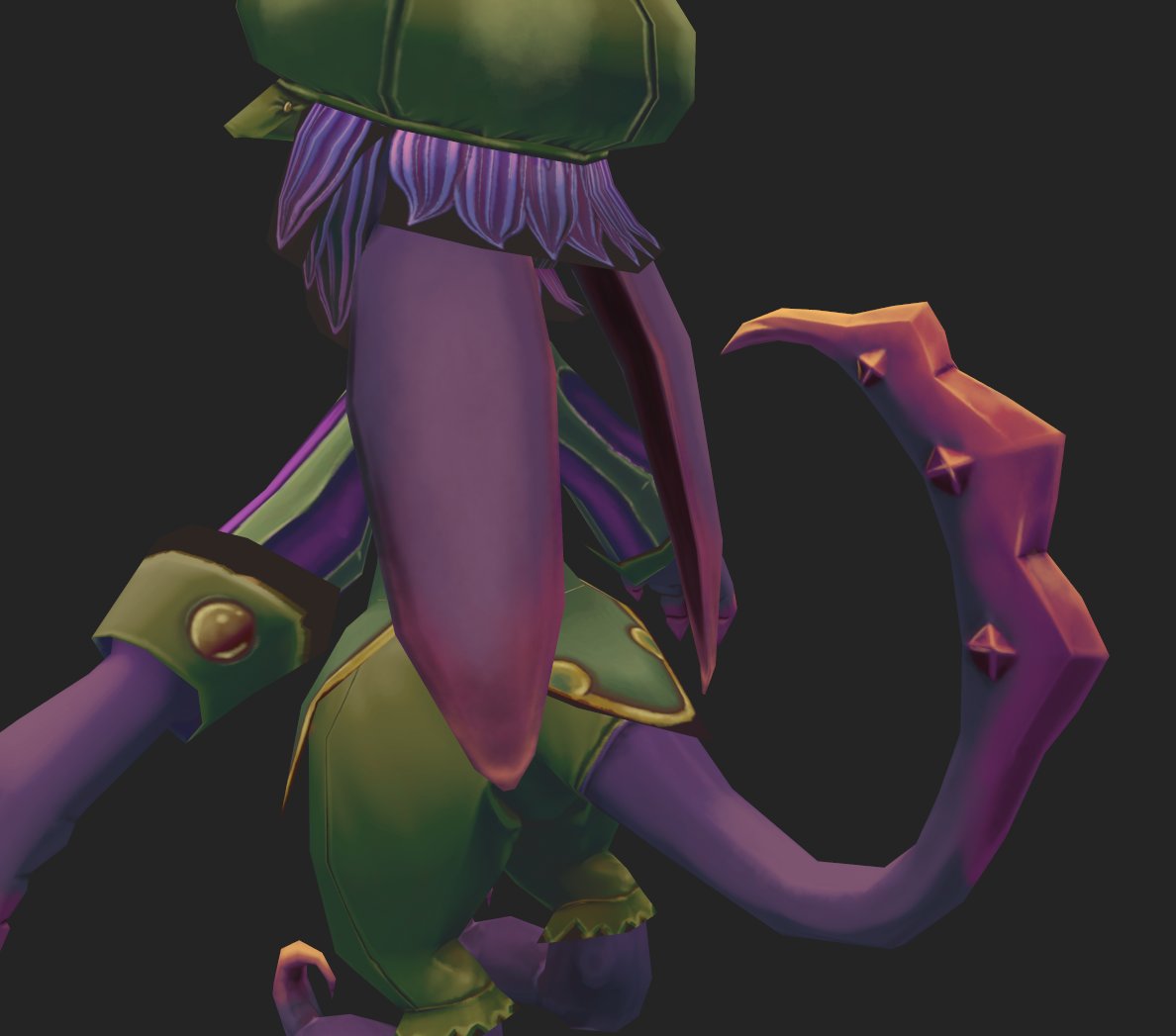 Pvt_Hinges's tweet photo. Hay hay! โจ
Been testing out some texture tricks and Iโm kinda really liking how this imp is turning out ๐
Still has a few weight painting issues to sort out, but the vibe is getting there!
What do you think?
#StylizedCharacters #GameArt #FantasyCreatures #IndieGame https://t.co/djN5i0h0Oz