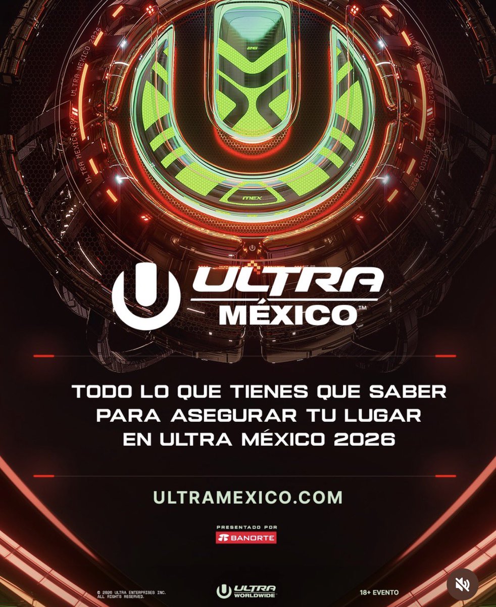 rnsid68's tweet photo. ¡Ultra México está de regreso este próximo noviembre! No es broma, tendremos la 3er edición de #UltraMéxico  🇲🇽🥳 https://t.co/NZae5yKUlM