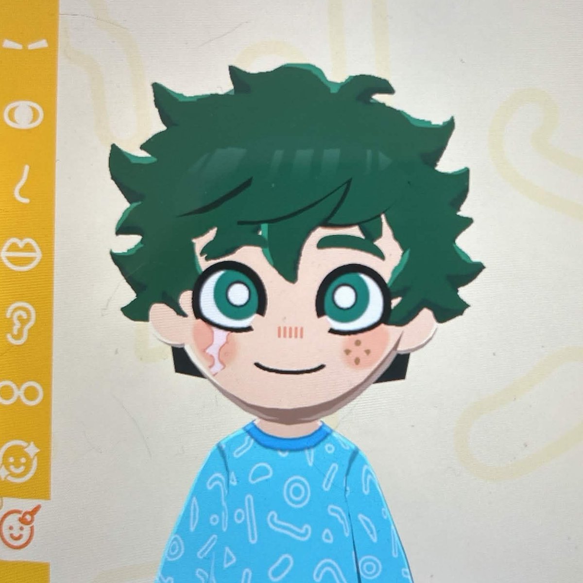 i'm slowly updating my miis with better facepaints #pain