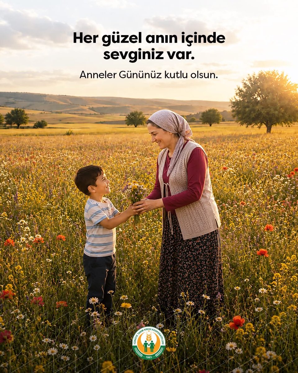 Sivas_TKK's tweet photo. Bizleri sevgiyle büyüten, hayata hazırlayan tüm annelerimizin Anneler Günü kutlu olsun. 
 #TarımKredi #AnnelerGünü https://t.co/B0jhFhcjgF