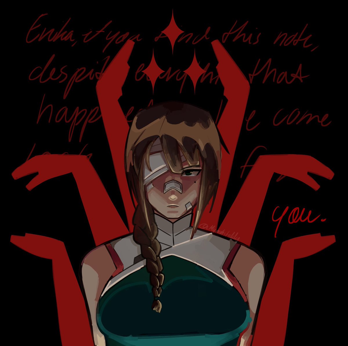 MynahsTeddy's tweet photo. Idk what to caption this isa ❤️‍🩹

#signalisart https://t.co/1dFkP0AXgi