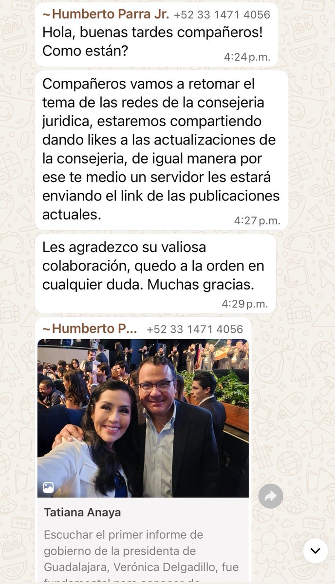 Desarrollo Integral del Nepotismo y la corrupcion. tweet media