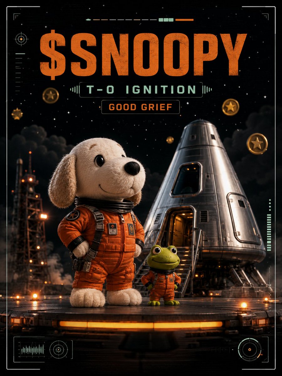 SnoopySolClub's tweet photo. The Beagle Has Clearance. 🚀

$SNOOPY Turns The Apollo 10 Story Into A Clean Solana-era Meme Mission: Space-console Visuals, Good Grief Energy, And No Moon-boy Cringe.

Scroll The Launch Pad. The Orbit Is Open. https://t.co/lC4X1jyhQZ
