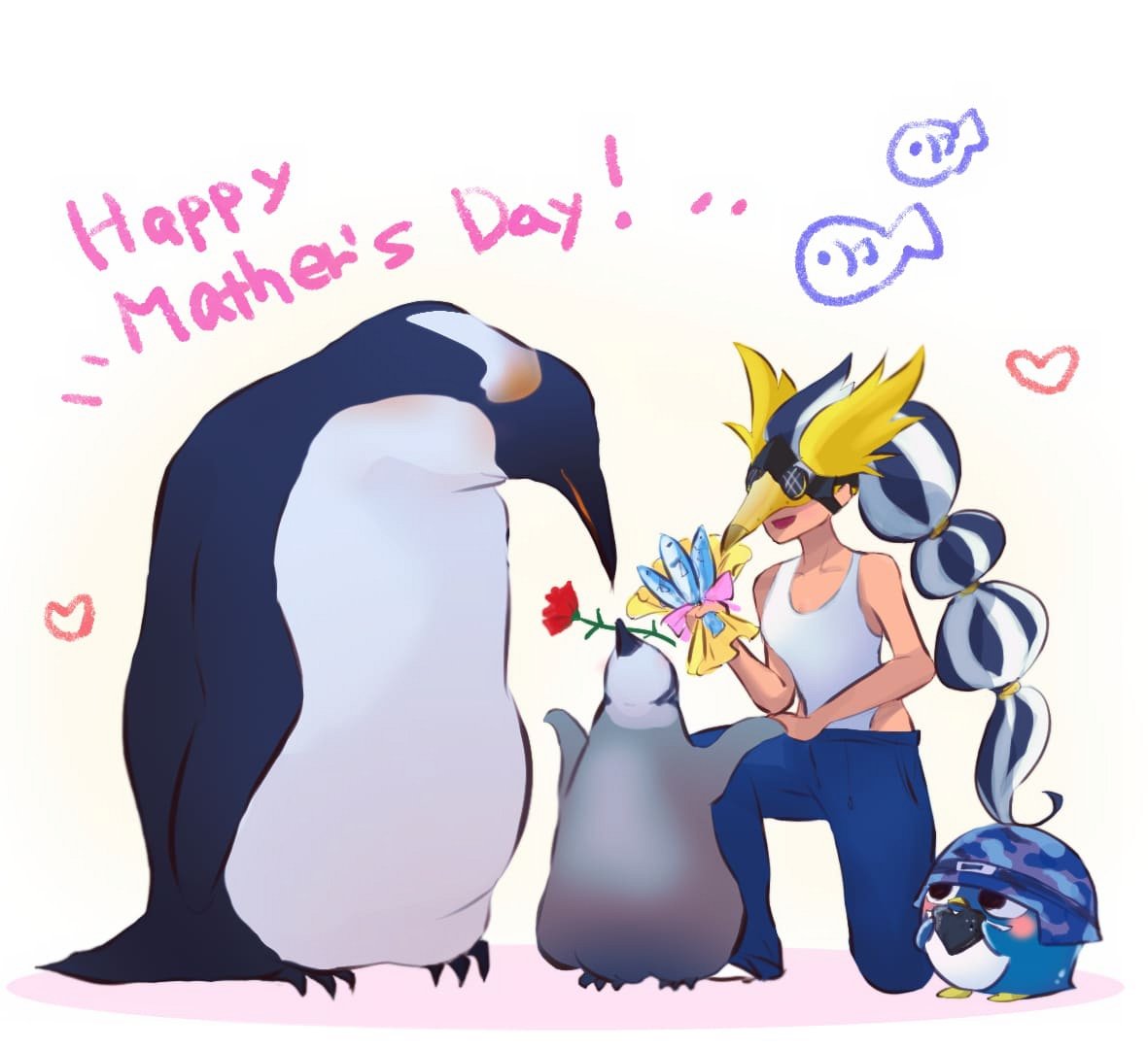 ビビちゃん様　グリーンM Post by まひつぎ⚰️ on X: 💐💝🐧