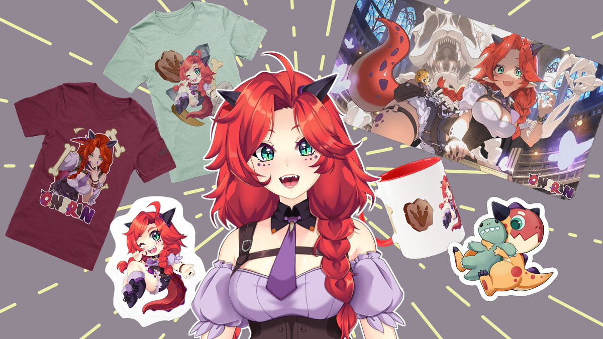 Onirin (Dino Vtuber)🦖🍓 tweet media
