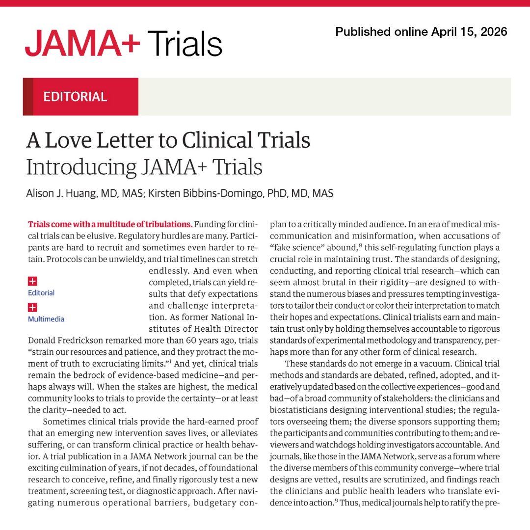JAMA+ Trials tweet media