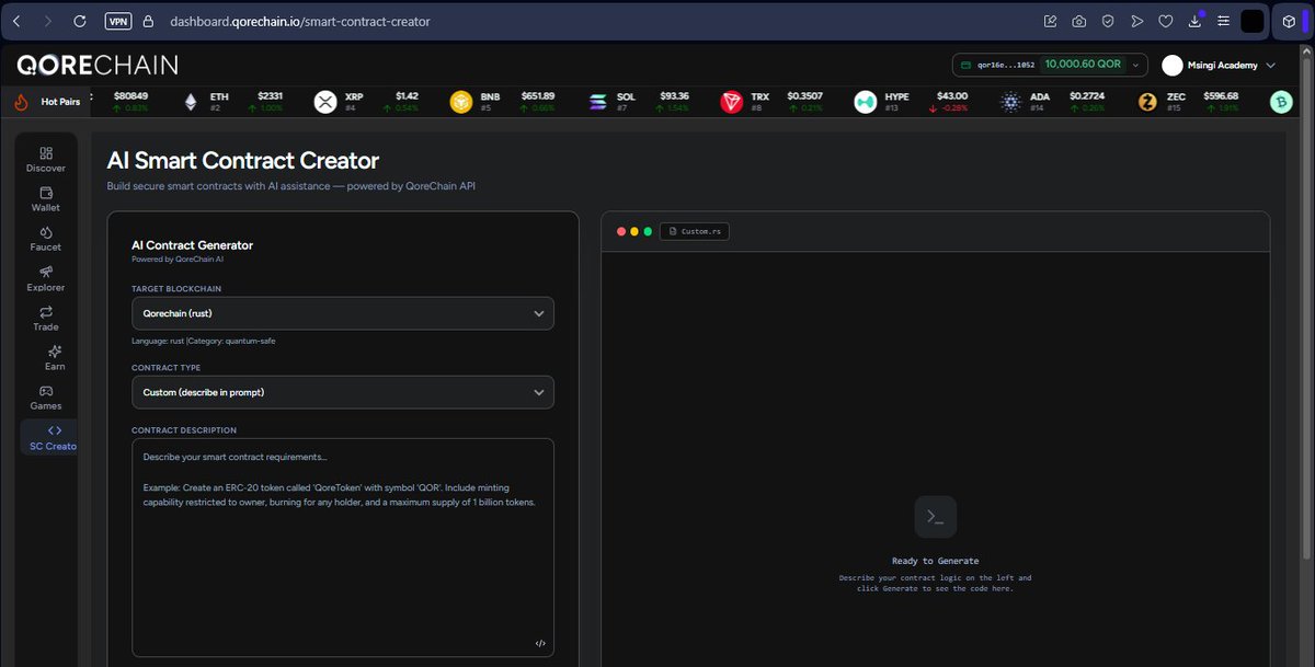Mwirigi|Qorechain tweet media