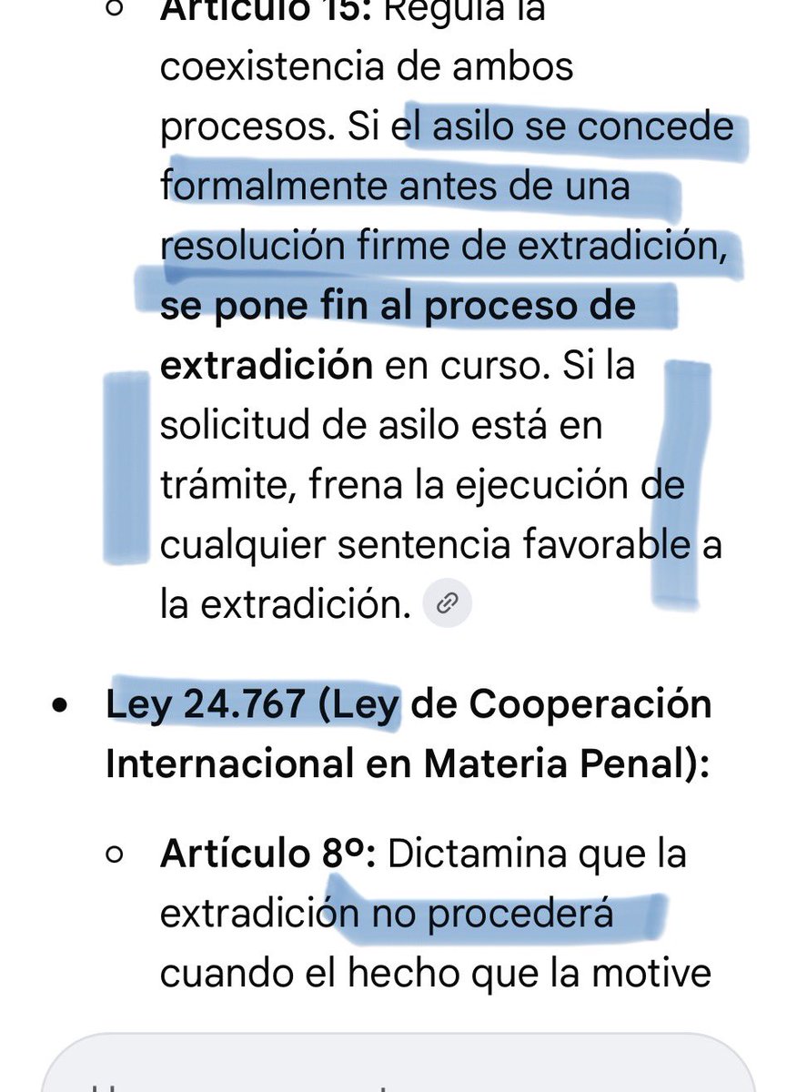 Drwandradee's tweet photo. FALSO SRA. PATRICIA BULLRICH|| Hernán Luque Lecaro fue detenido por @INTERPOL_HQ y no tenía asilo político concedido por el gobierno en el que era Vicepresidenta @CFKArgentina; la temporalidad de cuando huyó para Argentina marca que fue ya en su gobierno de derecha con la victoria de @JMilei, y más bien ustedes en lugar de expulsarlo, permitieron que se dilate el proceso para favorecer a su amigo Lasso. 
✍🏼 Señora @PatoBullrich y señor @LassoGuillermo les recuerdo que cuando fue detenido HLL (8/Feb/24) no tenía asilo político pues si este se hubiese concedido como ustedes afirman falsamente, este excluye la posibilidad de la extradición, conforme lo determina la LEY DE COOPERACION INTERNACIONAL EN MATERIA PENAL No. 24.767 en combinación con la Ley 26.165 que rige en Argentina, y que se basa en el principio de no devolución, y precedentes internacionales sobre el tema. 
✍🏼 Además para la fecha de la captura, el señor Lasso ya no era presidente pues de forma cobarde dictó el decreto de muerte cruzada para evitar su censura y destitución por la causal de PECULADO y corrupción en FLOPEC controlada por EMCO, la cual fue dirigida por el extraditable HLL a quien usted señor Lasso mediante decretos le amplió y dotó de facultades para contratación en las empresas públicas bajo su control, en el que se dieron grandes casos de corrupción. 
✍🏼 Como corolario de esta falsa narrativa, hoy el gobierno de Mr. @DanielNoboaOk busca sacar réditos políticos y mediáticos de una decisión judicial de la Corte Suprema🇦🇷sin embargo, que a través de @CancilleriaEc @gabisommerfeld y su embajadora Diana Salazar @EmbajadaEcuARG durante todo este tiempo no hicieron el impulso necesario, y todo esto consta en el expediente No. 444/24🔎
Sólo hay que revisar la sentencia que confirma lo que manifiesto. 
Aquí el link👇🏼

https://t.co/UFGVwheEfF