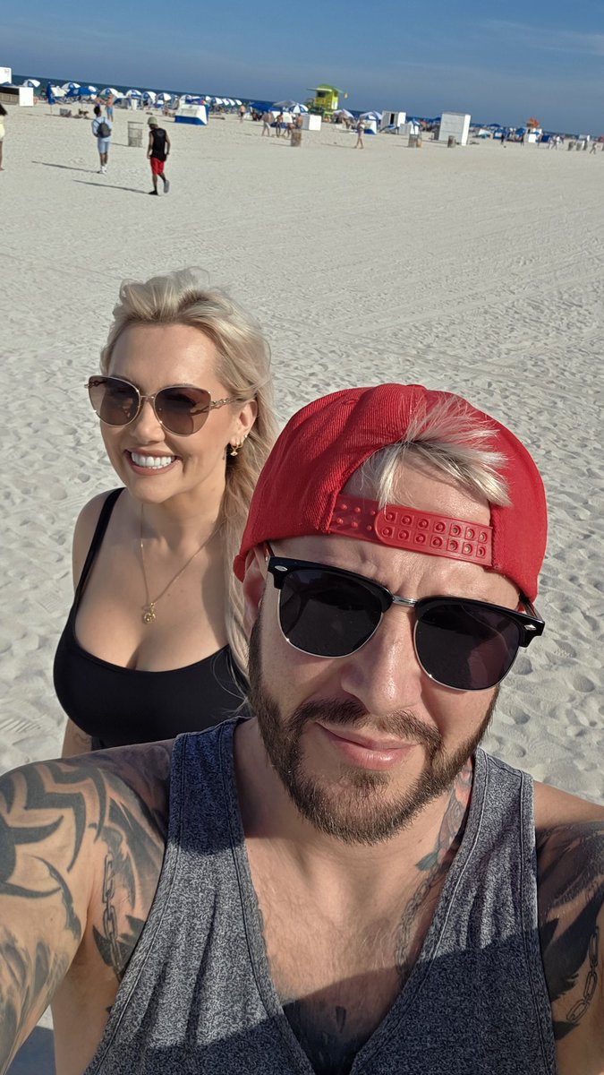 MarkGotham83's tweet photo. We are in Miami!!!! Love it how jealous and bitchy pricks in this industry try to tear us down... but we are still here loving life! You ain't beating us! https://t.co/K3nVCdOu88