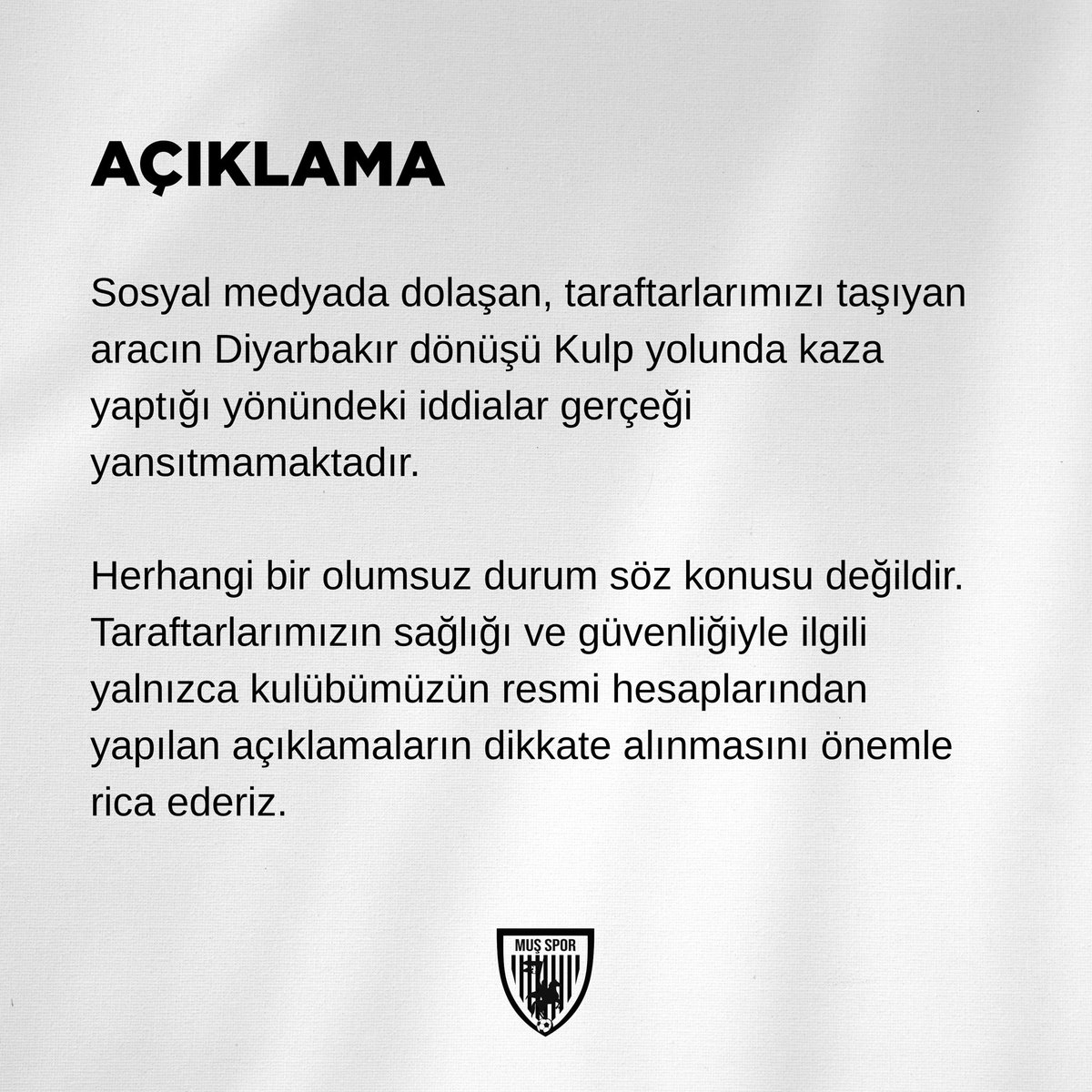 Muş Spor tweet media