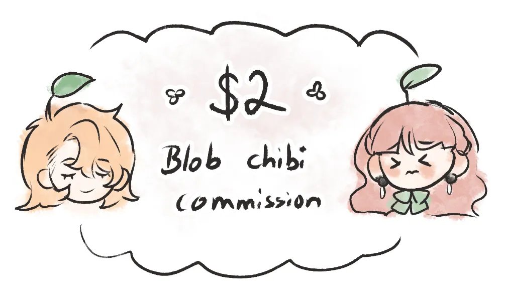 AQinary's tweet photo. Offering doodly services for a limited time because I want to draw silly chibis🌱

#VGenOpen https://t.co/oSjx5PhkaB
