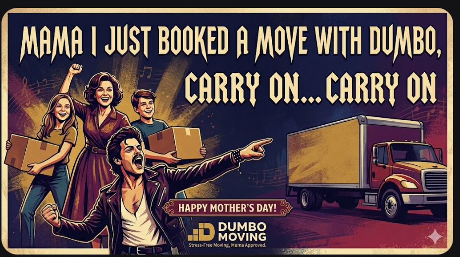 Dumbomoving's tweet photo. Wishing a Happy Mother’s Day to all the NYC moms helping pack boxes, organize chaos, and somehow keep everyone calm during moving day ❤️

Stress free moving, mama approved.

#dumbomoving #mothersday #nycmoving #brooklynmovers #manhattanmoving https://t.co/tNObSbeAeK