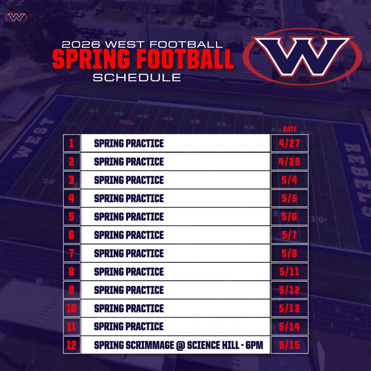 WEST FB Recruiting tweet media