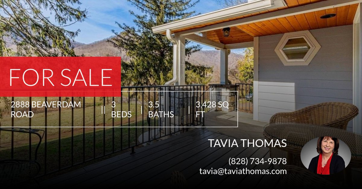 taviathomas's tweet photo. This 3 bedroom home could be yours! Call me at (828) 734-9878 to schedule a showing.

Buying or selling in beautiful Western North Carolina? I'd be happy to help! ~ Tavia https://t.co/ej4aLifgC9 https://t.co/2kGExZ2O0O