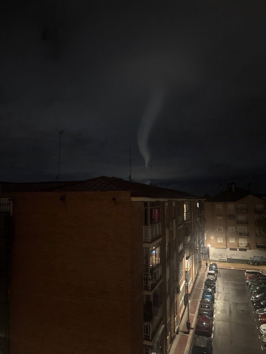 un tornado en Parla!! última hora 🔴