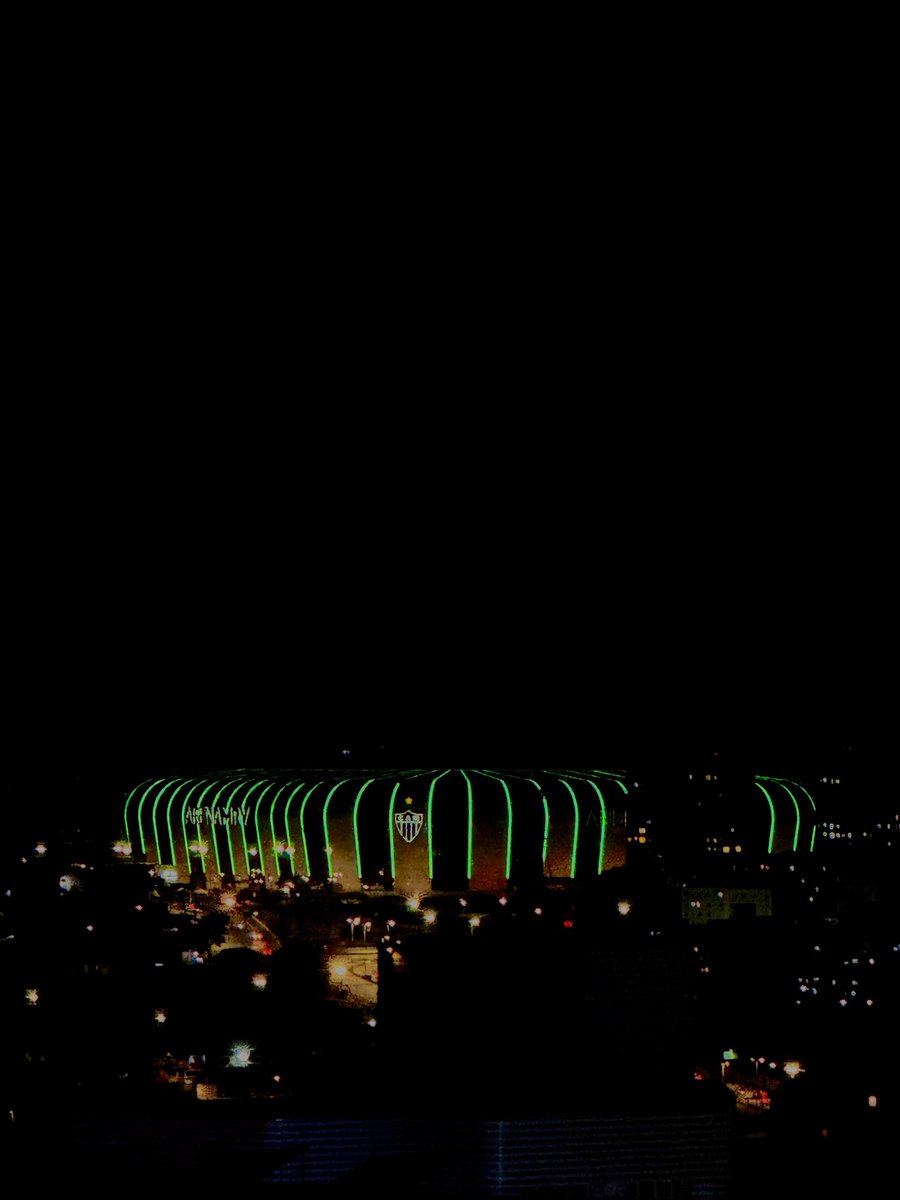 Assim está a Arena MRV agora. Homenagem para o maior da história: HULK PARAÍBA.