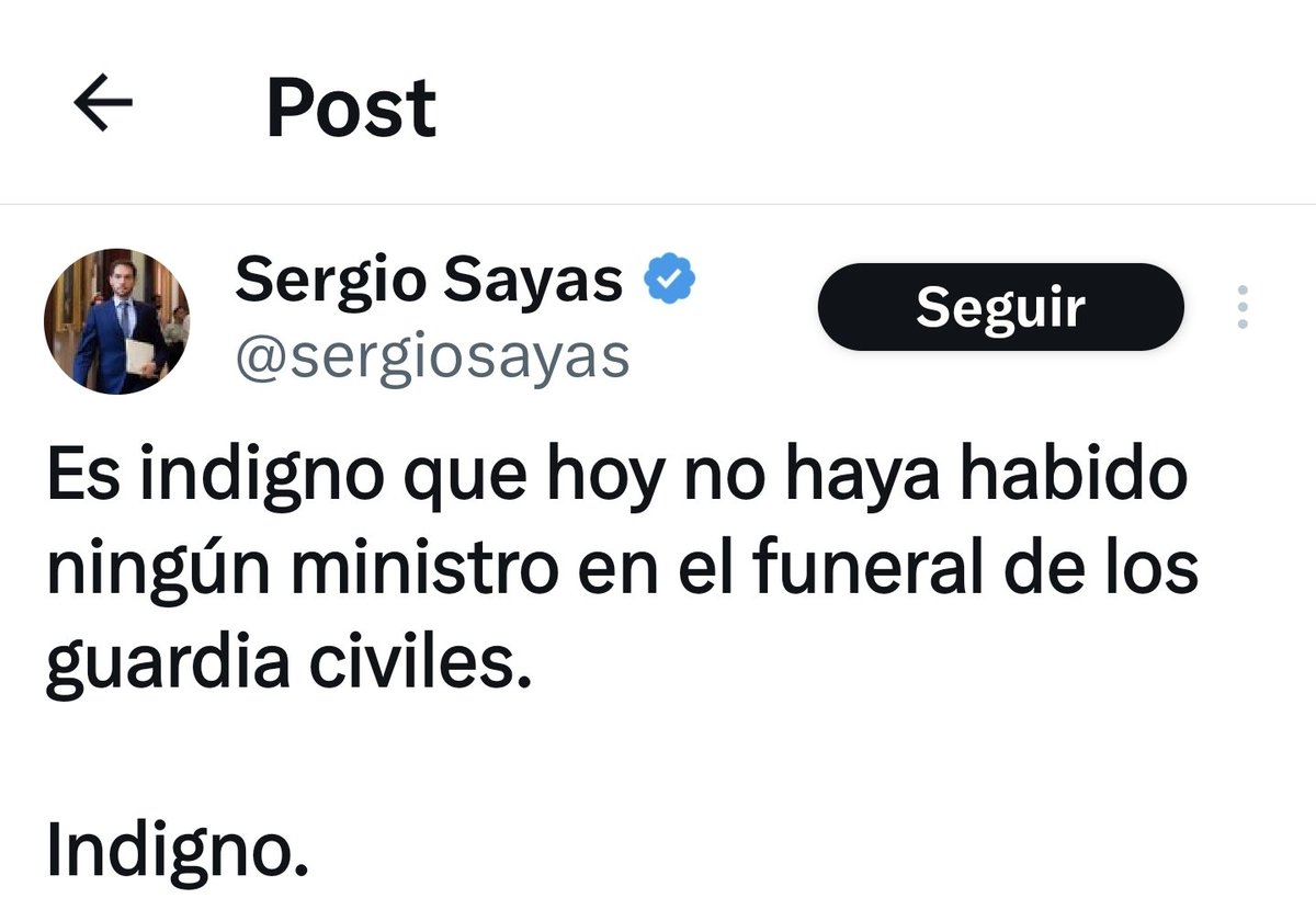Desde el 1 de enero hasta el 30 de abril de 2026 han fallecido 116 trabajadores por accidente laboral. 
Ningún representante político acude a estos funerales, es más, imbéciles como <a href="/sergiosayas/">Sergio Sayas</a> ni siquiera saben que existen.
Sergio, vete a la 💩, TRANSFUGA.