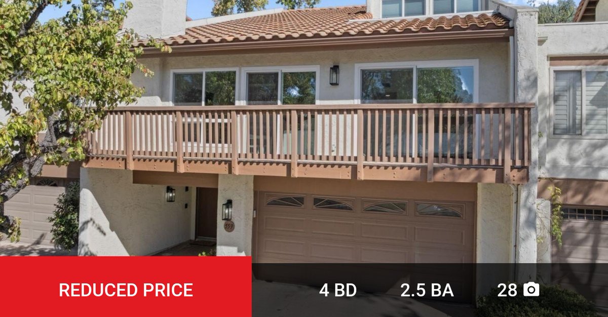 MikeLefton's tweet photo. 📍 Reduced Price 📍 This recently reduced home at 559 Racquet Club Lane in Thousand Oaks won't last long, so, don't wait to set up a showing! Reach out here or at (805) 407-6453 for more information!

What's my home worth? https... https://t.co/bVW9iR4HNw https://t.co/tU7dxx00hS