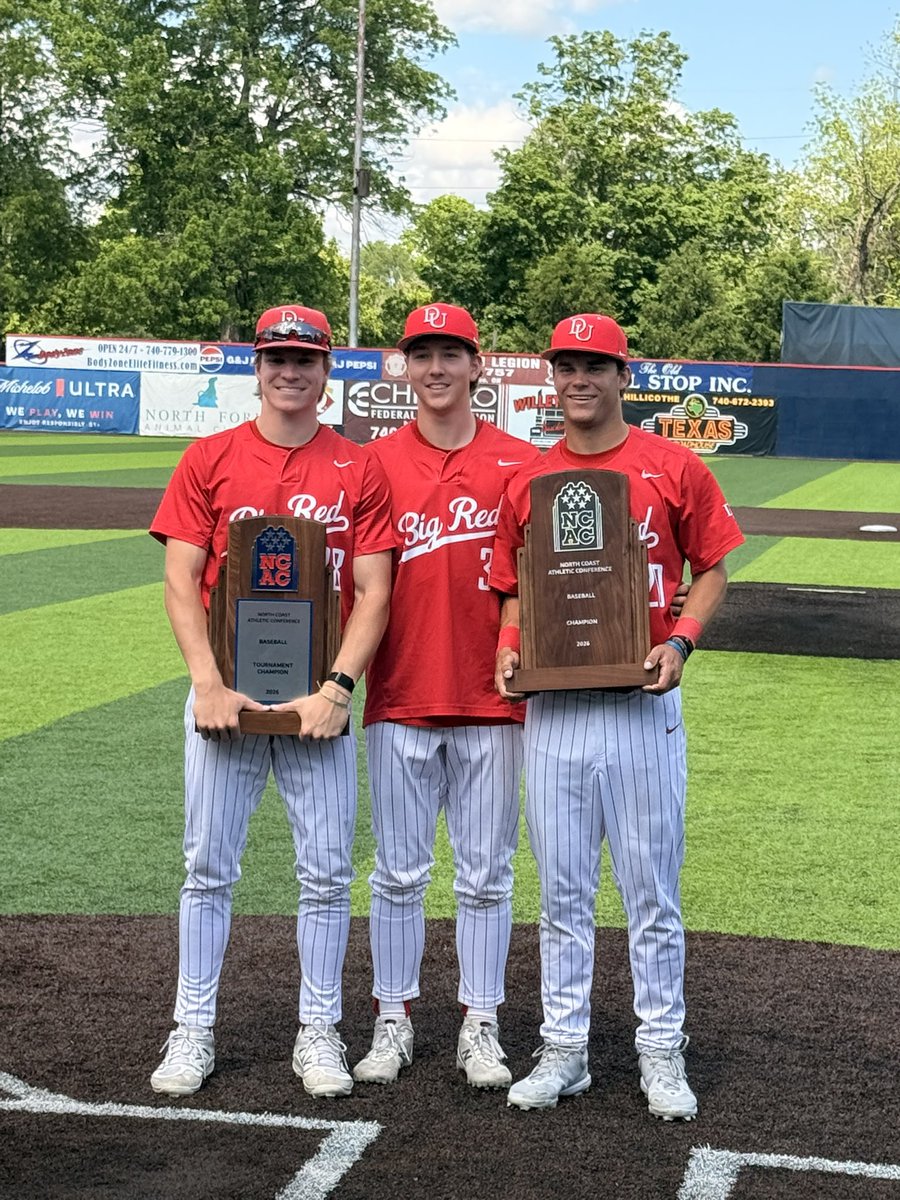coachpfeil's tweet photo. NCAC Tournament Title for 3 former @UABearsBaseball alumni.  Congrats men!! https://t.co/2oSTYo87nb