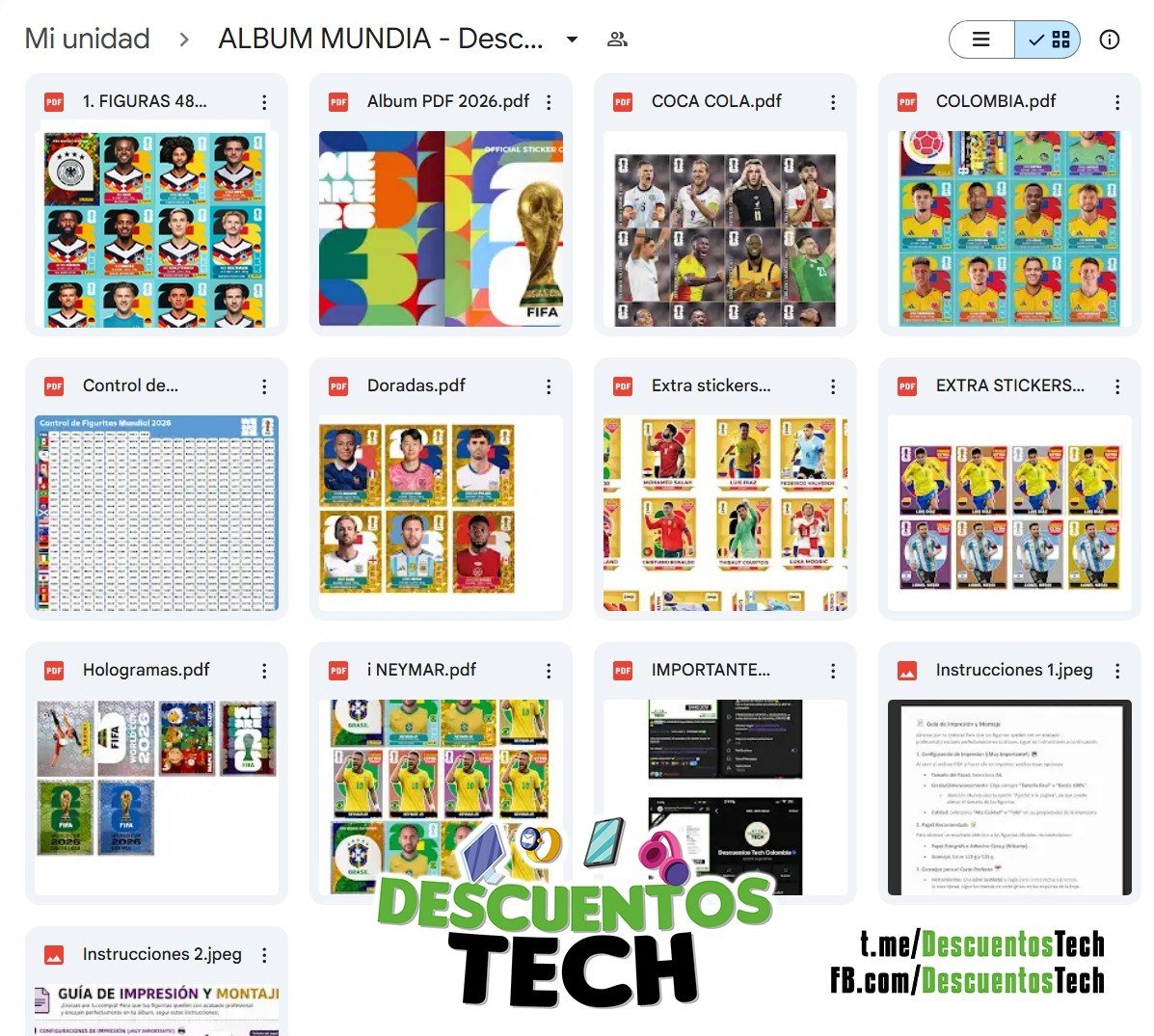 DescuentosTech_'s tweet photo. 🔥TODOS LOS STICKERS Álbum MUNDIAL 26 listas para imprimir! 

Contiene: 
- Los 48 equipos
- Laminas CocaCola, Doradas, Hologramas, Álbum
- Control de Figuritas
- Extra Stickers
- INSTRUCCIONES DE IMPRESION https://t.co/ssMvcvlHiI