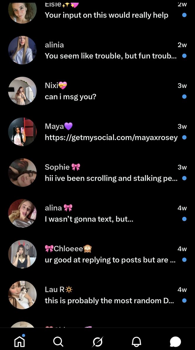 MSekkusu's tweet photo. I swear if I get another one of these I'm going to crash out, I'm tired of manually clearing these out cause they hide real people contacting me for the first time😡

Does anyone know how to stop this crap?.. https://t.co/oh22cXntbt