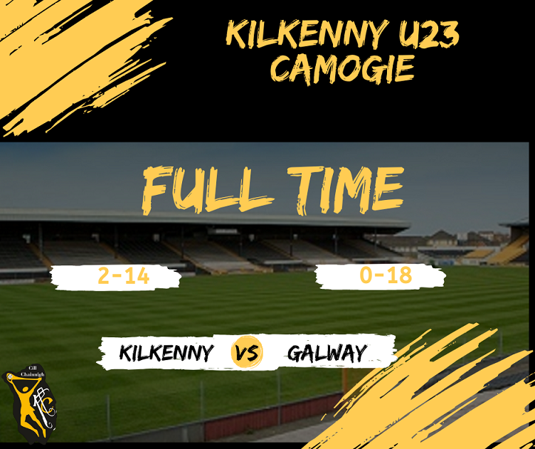 KilkennyCamogie's tweet photo. Result of U23A All Ireland Semi Final
Kilkenny 2-14
Galway 0-18

Congratulations to the girls and management

All Ireland Final next weekend https://t.co/Xm8914Uhrm