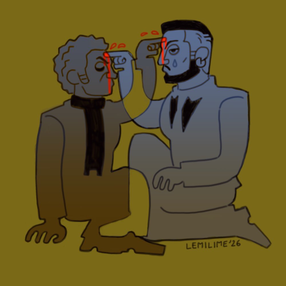factualb0ss's tweet photo. #killer7 #ghm times are tough for both of us https://t.co/Gyz7eACkBW