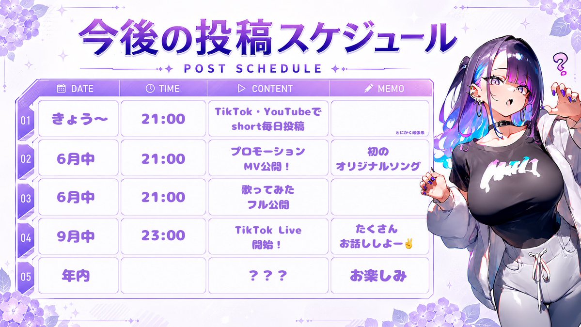 リデビュー準備中☂紫陽花プラム tweet media