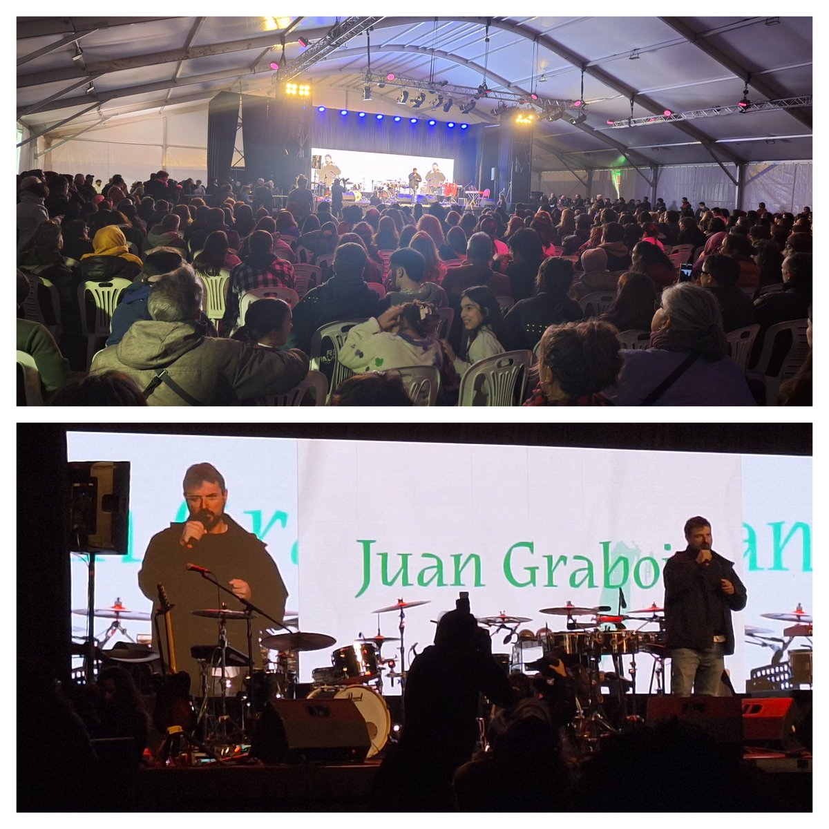 "Tenemos q echar a Milei a patadas de la Rosada llenando las urnas de votos".
"No podemos dejar de reclamar la libertad de Cristina". 
<a href="/JuanGrabois/">Juan Grabois</a> en #FeriaDelLibro
#Manifiesto x los 10 años de <a href="/futurockOk/">Futurock.fm</a>