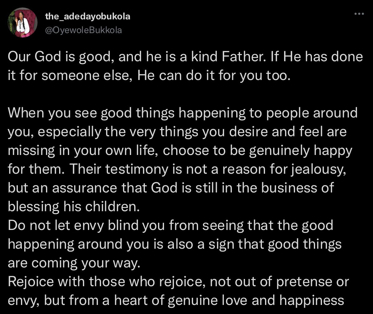 OyewoleBukkola's tweet photo. 100 days of speaking on the integrity of God’s word

Day 71
#Thewordworks https://t.co/eSsP1vB7XR