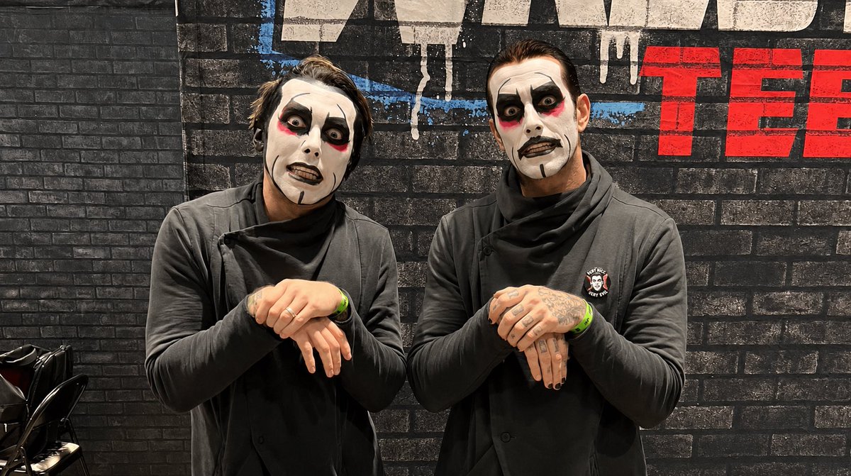 AdiCunningham's tweet photo. CM Punkhausen about to hit different. 

#Backlash #wwe @CMPunk @DanhausenAD https://t.co/YmM4pvCQod